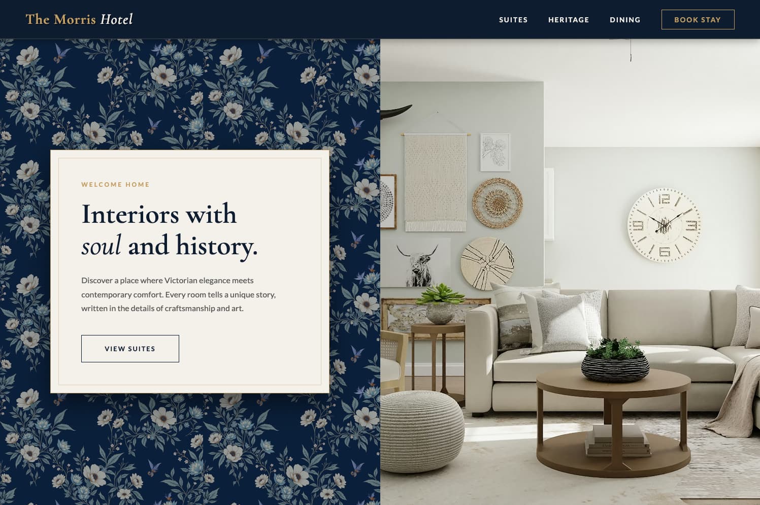 Hotel Website Mockup